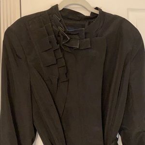 Eloquii black raincoat